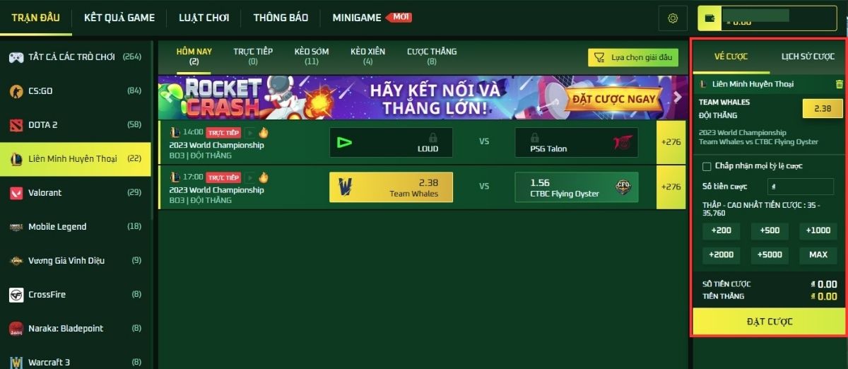 cách chơi cá độ world championship fb88 mới nhất 4 đặt cược vào cá độ world championship fb88