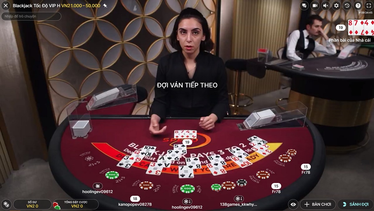 bàn chơi blackjack fb88