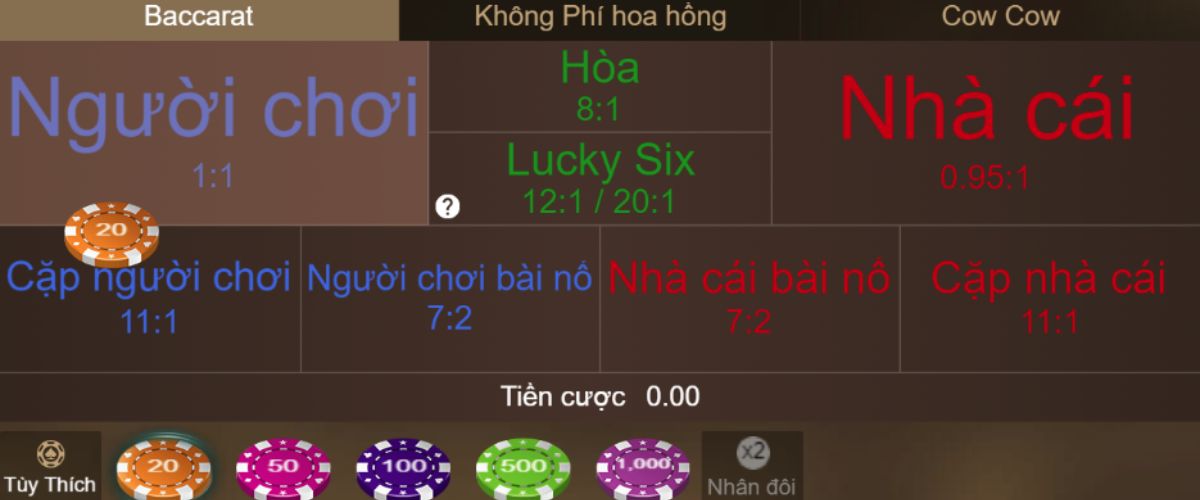 công thức chơi baccarat tại fb88 - tránh cược hòa
