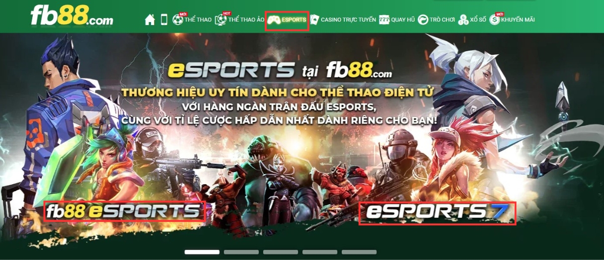 chọn sảnh esport để cá cược rainbow six fb88