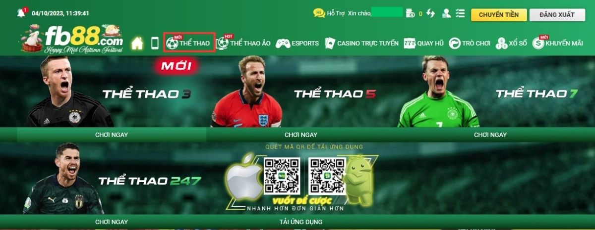 lựa chọn sảnh thể thao để chơi cá cược