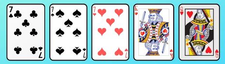 sám cô trong poker hand