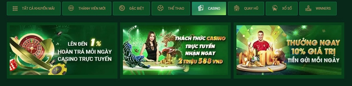 khuyến mãi casino fb88 cực hấp dẫn