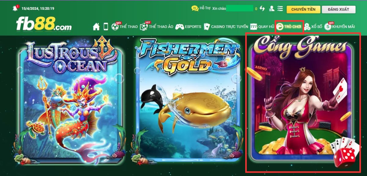 đi đến cổng game chơi bầu cua fb88 3d