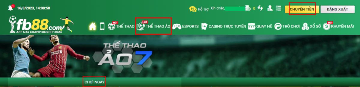 đến sảnh thể thao ảo đẻ tham gia trò chơi số siêu tốc fb88