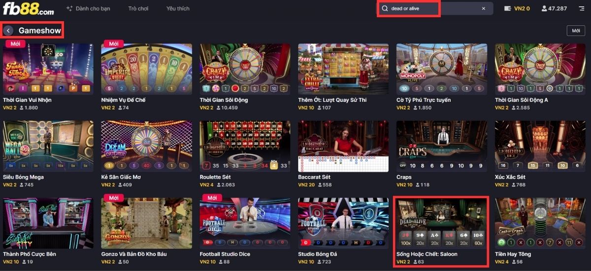 dead or alive: saloon fb88 - trải nghiệm trò chơi casino thú vị tại fb88 2 tìm tựa game dead or alive: saloon fb88