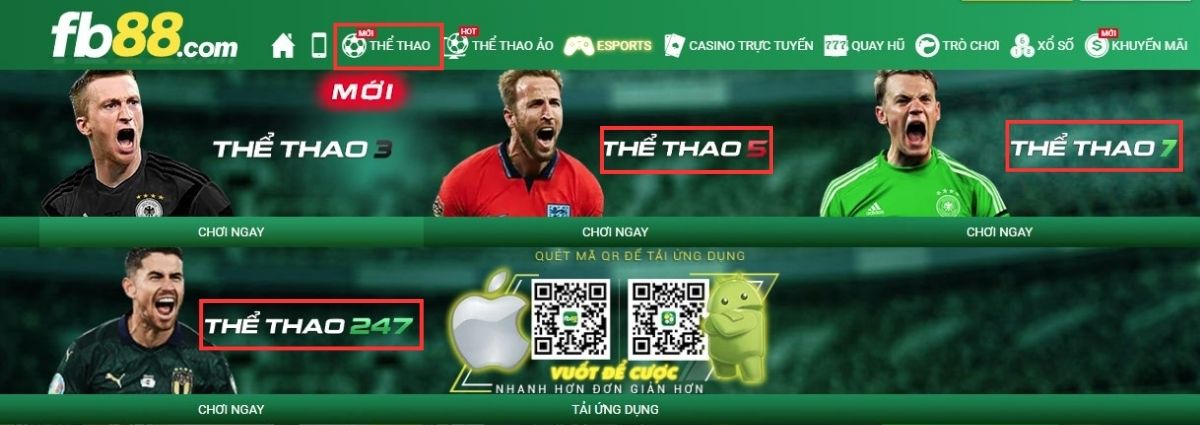 chọn sảnh chơi cá cược bóng nước fb88