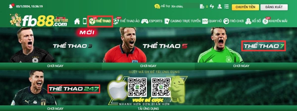 vào sảnh thể thao chơi cược quyền thái fb88