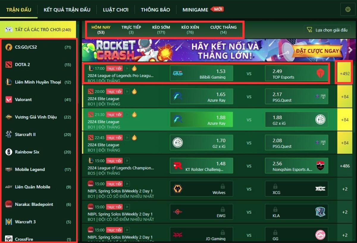 tham khảo trận đấu esport fb88